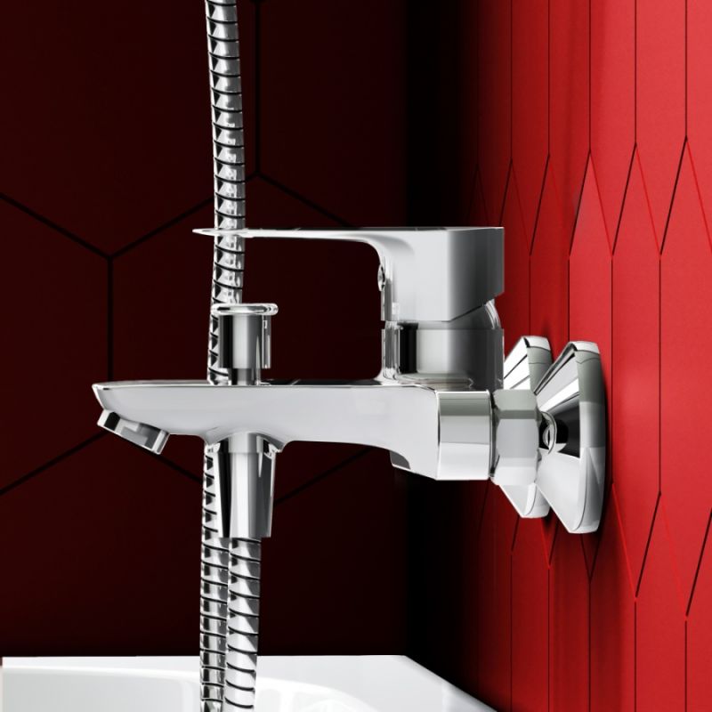 Смеситель для ванны и душа Dorff Prime D4011000 Хром