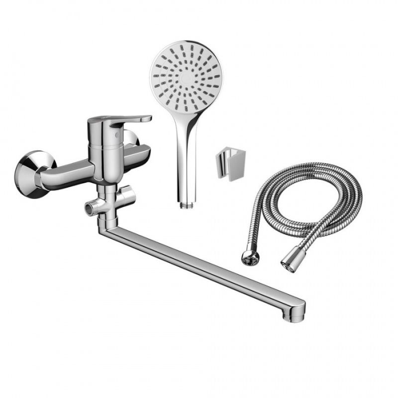 Смеситель для ванны и душа Dorff Norma D1095000 универсальный Хром