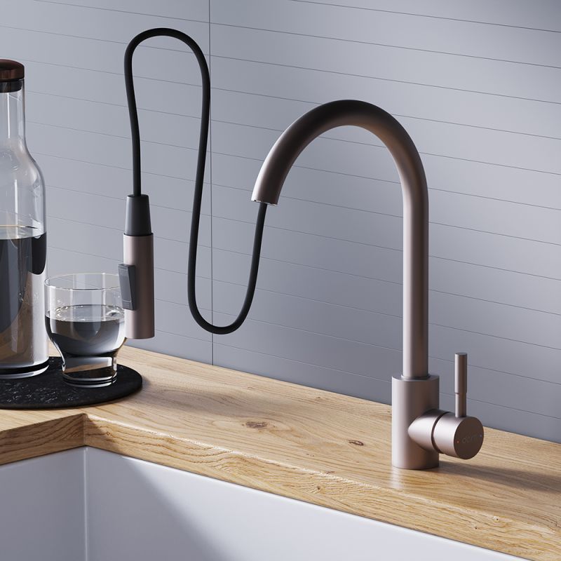 Смеситель для кухни Dorff Logic D3007511 Сатин