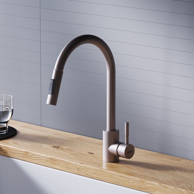 Смеситель для кухни Dorff Logic D3007511 Сатин