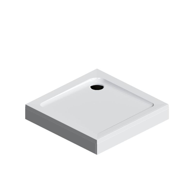 Поддон для душа из ABS-пластика AM.PM Gem 90x90 W90T-403-090W без антискользящего покрытия