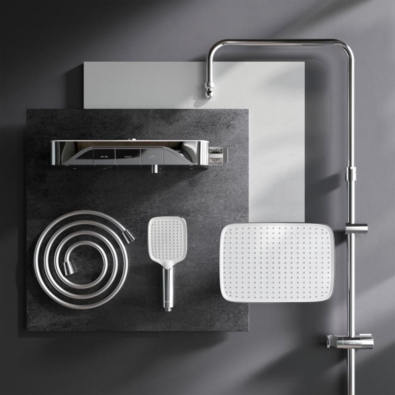 Душевая система AM.PM Func F078F200 с термостатом Хром