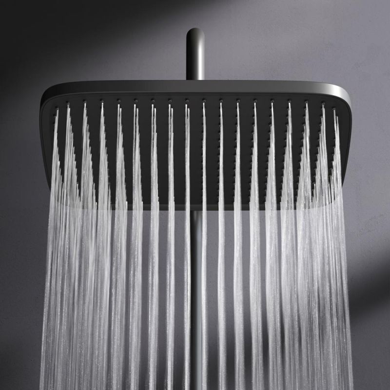 Душевая система AM.PM Func F078F322 с термостатом Черная матовая