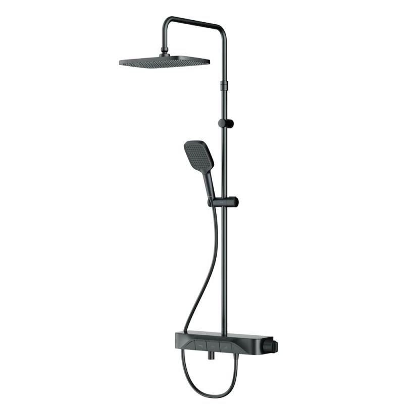 Душевая система AM.PM Func F078F722 Черная матовая