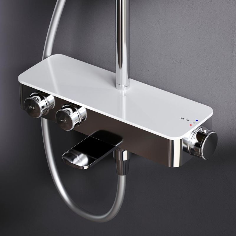 Душевая система AM.PM Inspire 2.0 F0750A500 с термостатом Хром