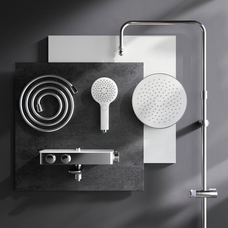 Душевая система AM.PM Inspire 2.0 F0750A500 с термостатом Хром