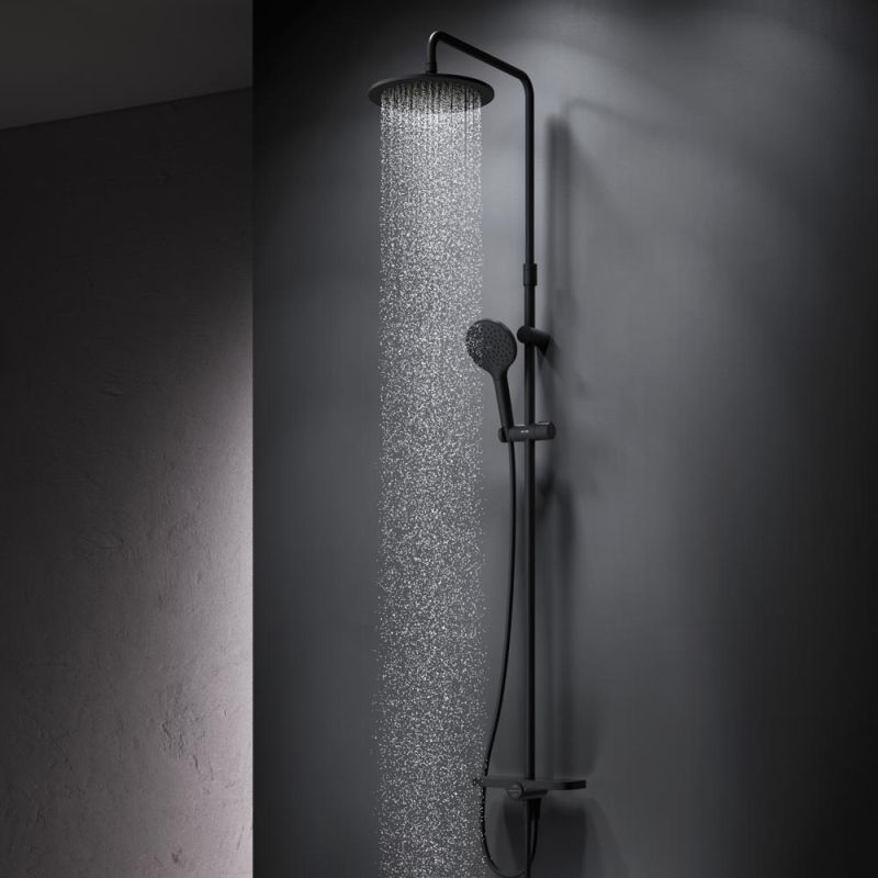 Душевая система AM.PM Like F0780222 Черная матовая