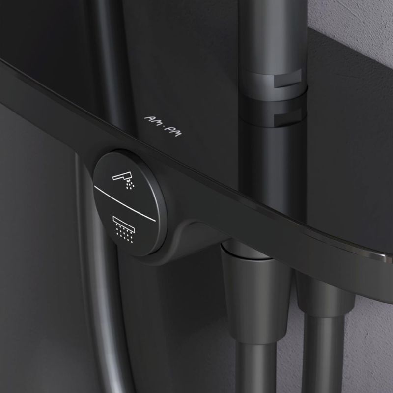 Душевая система AM.PM Like F0780222 Черная матовая