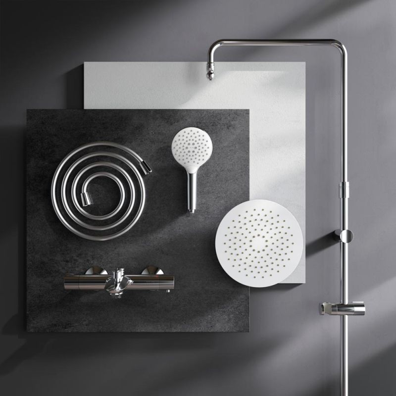 Душевая система AM.PM Like F0780564 с термостатом Хром