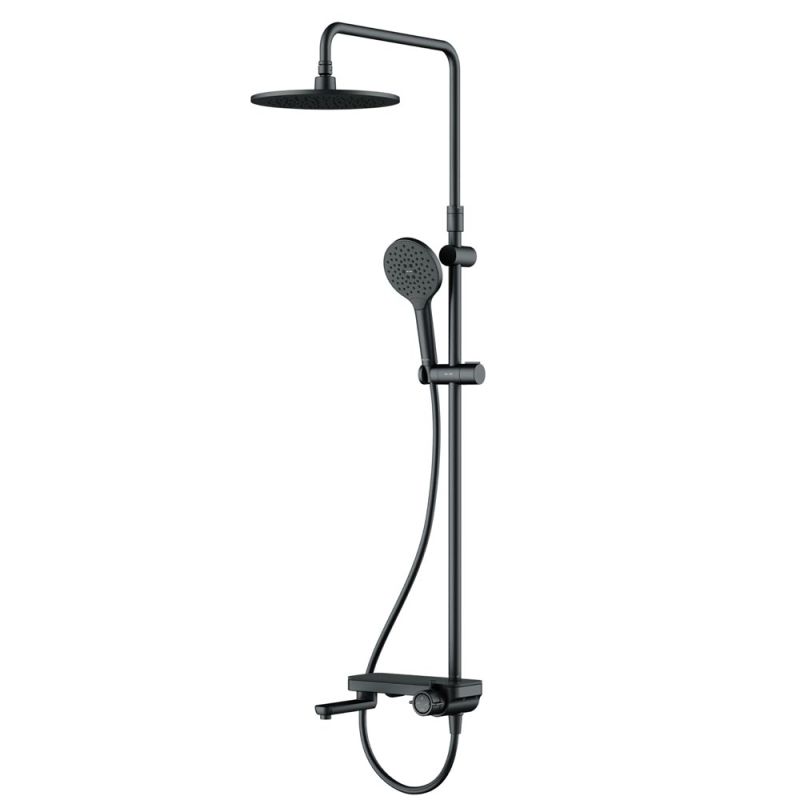 Душевая система AM.PM Like F0780722 Черная матовая