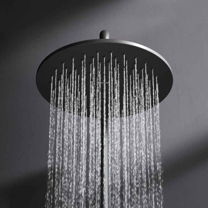 Душевая система AM.PM Sunny F0785C922 Черная матовая