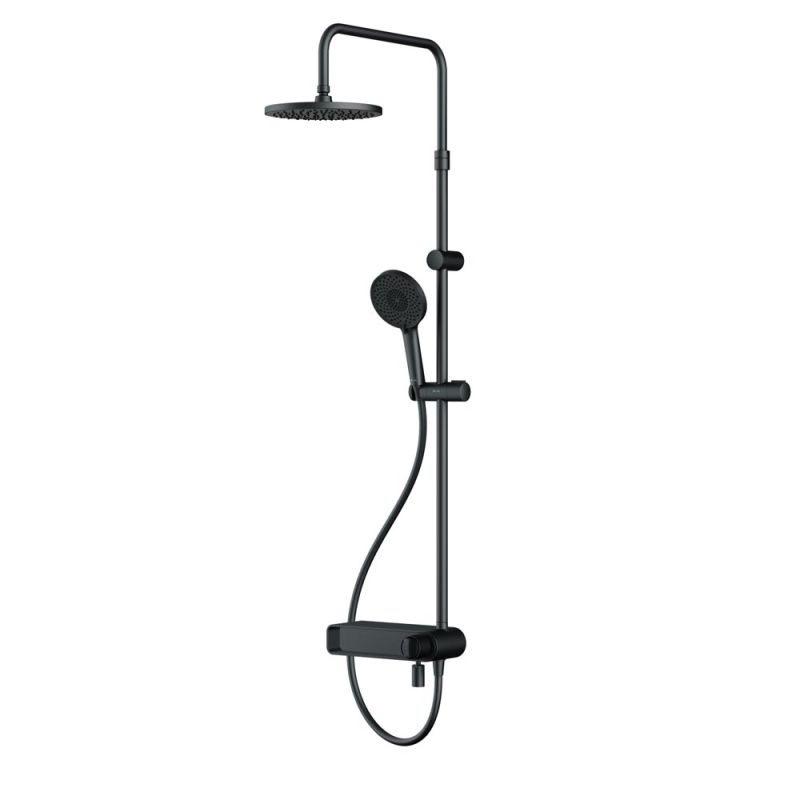 Душевая система AM.PM X-Joy F0785A722 Черная матовая