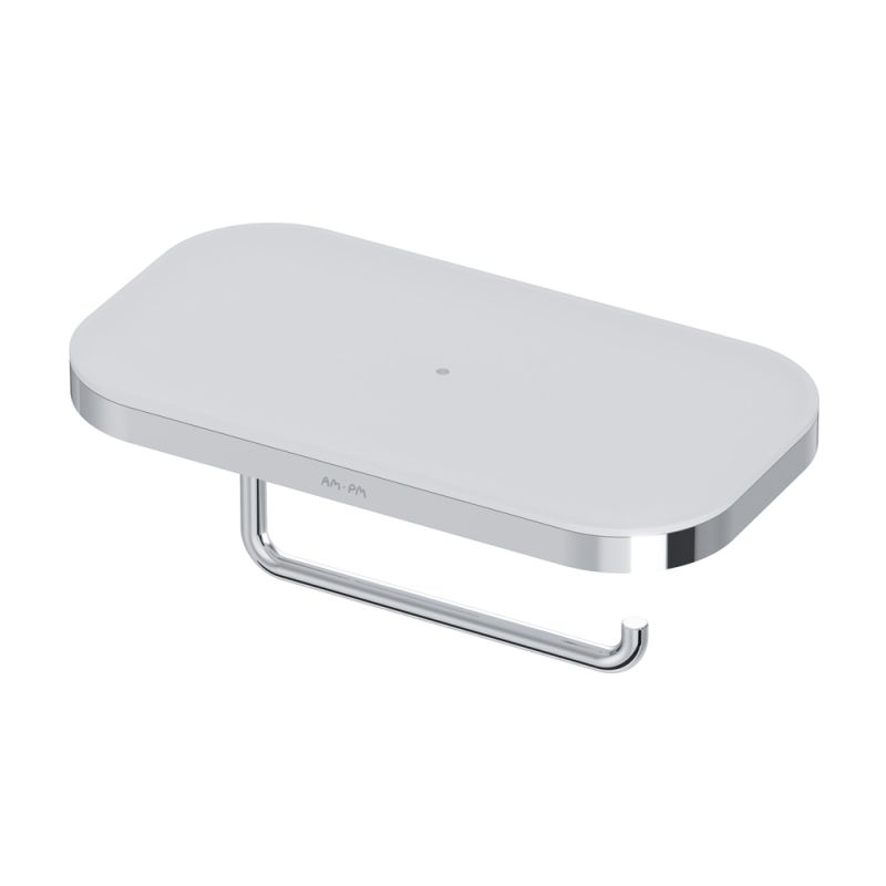 Держатель туалетной бумаги AM.PM Func A8F341400 с полкой Хром