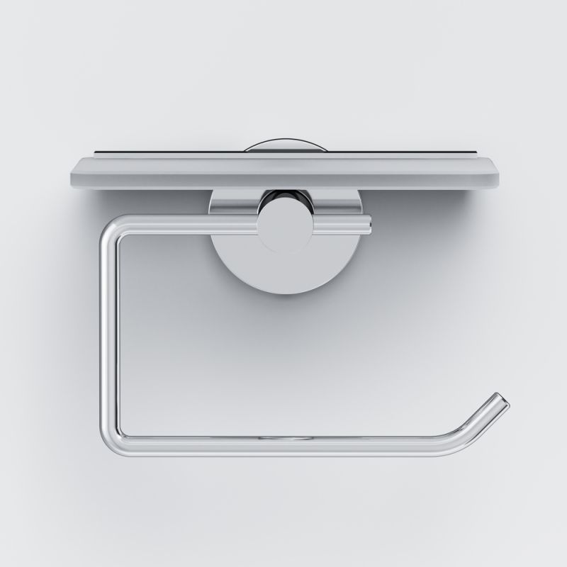 Держатель туалетной бумаги AM.PM X-Joy A85A341500 с полкой Хром