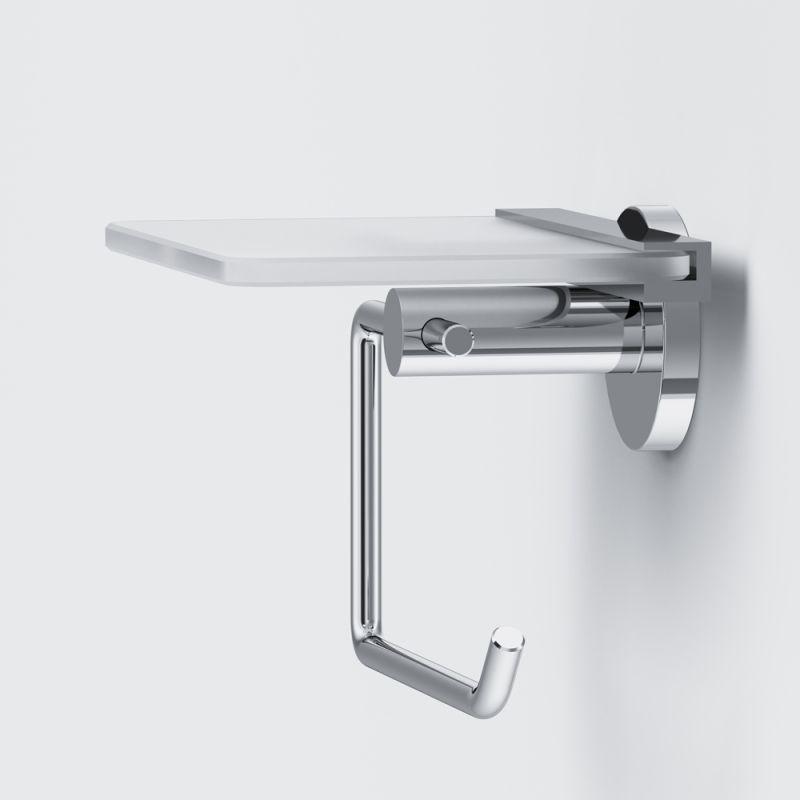 Держатель туалетной бумаги AM.PM X-Joy A85A341500 с полкой Хром