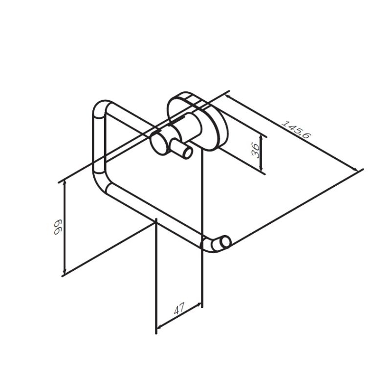 Держатель туалетной бумаги AM.PM Sense A7434100 Хром