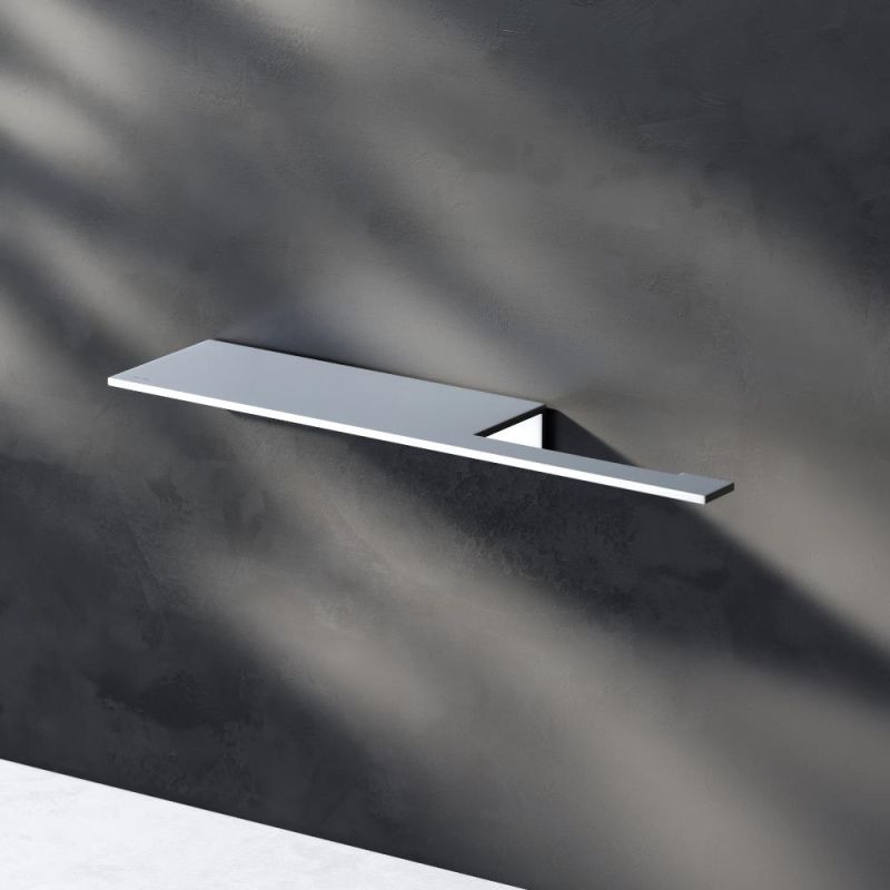 Держатель туалетной бумаги AM.PM Sense L A7454300 с полкой Серый