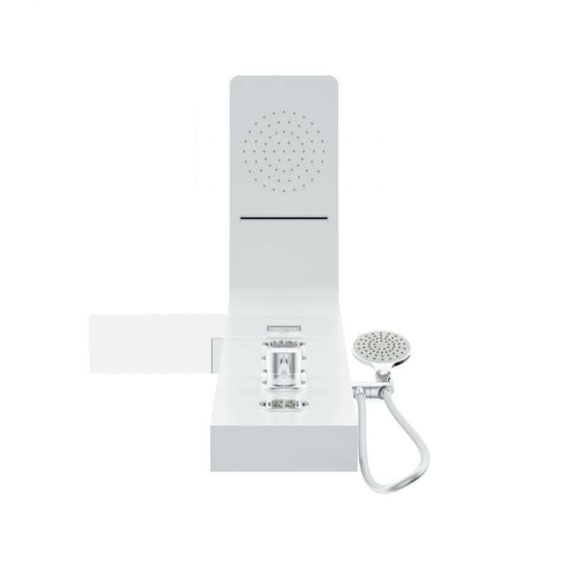 Душевая панель AM.PM Joy W85P-2-136AW Белая матовая