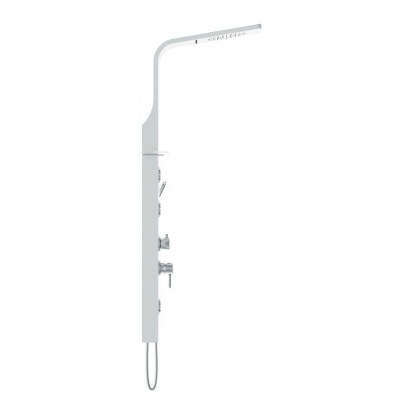 Душевая панель AM.PM Joy W85P-2-136AW Белая матовая