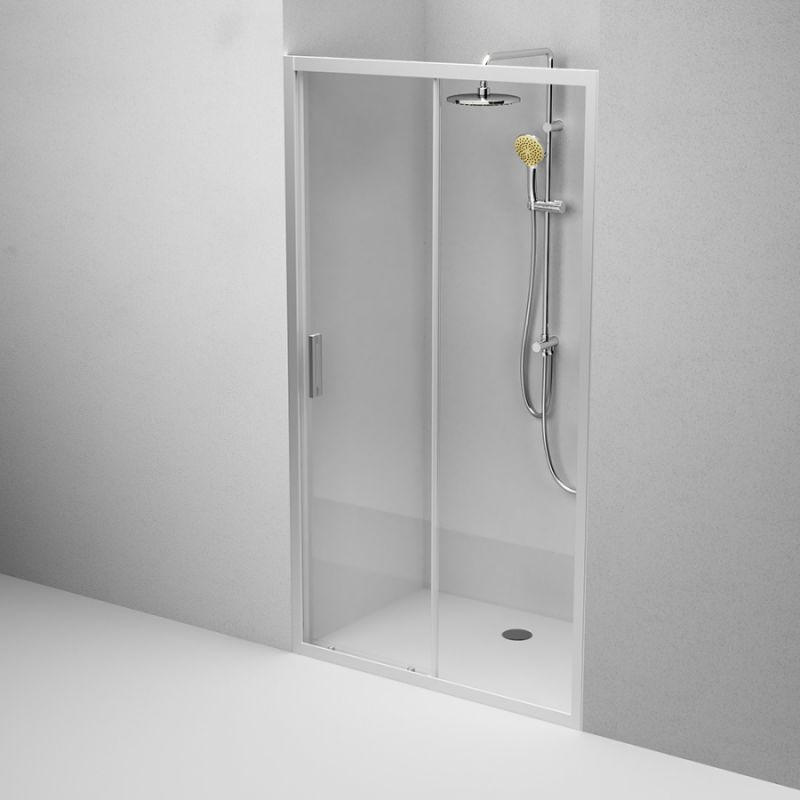 Душевая дверь AM.PM Gem Solo 110 W90G-110-1-195MT профиль Хром матовый стекло прозрачное