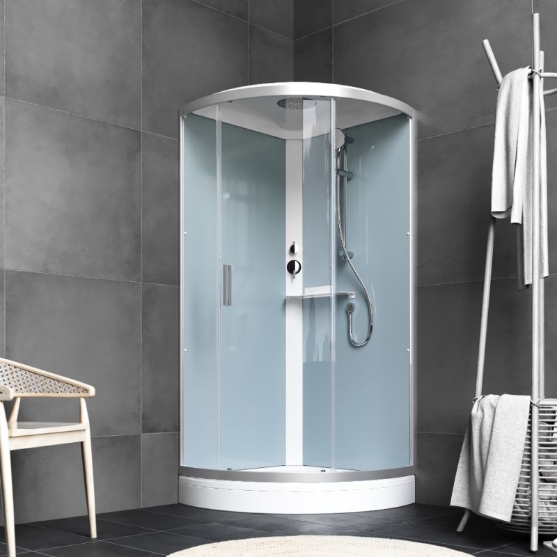 Душевая кабина AM.PM X-Joy W88C-401-090WT с крышей, белый