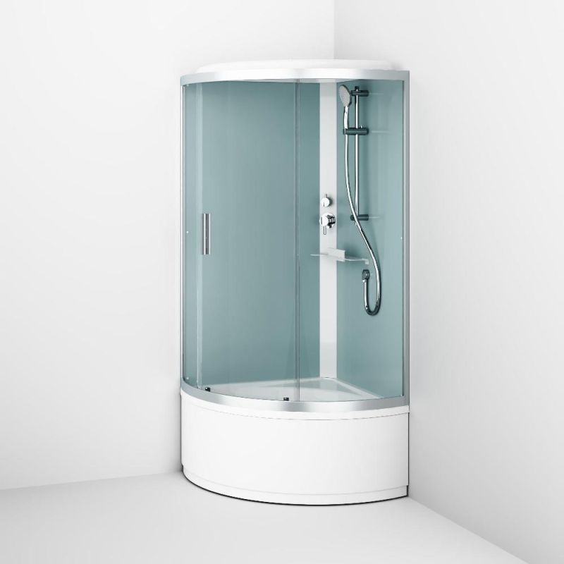 Душевая кабина AM.PM X-Joy W88C-401A-090WT с крышей, белый