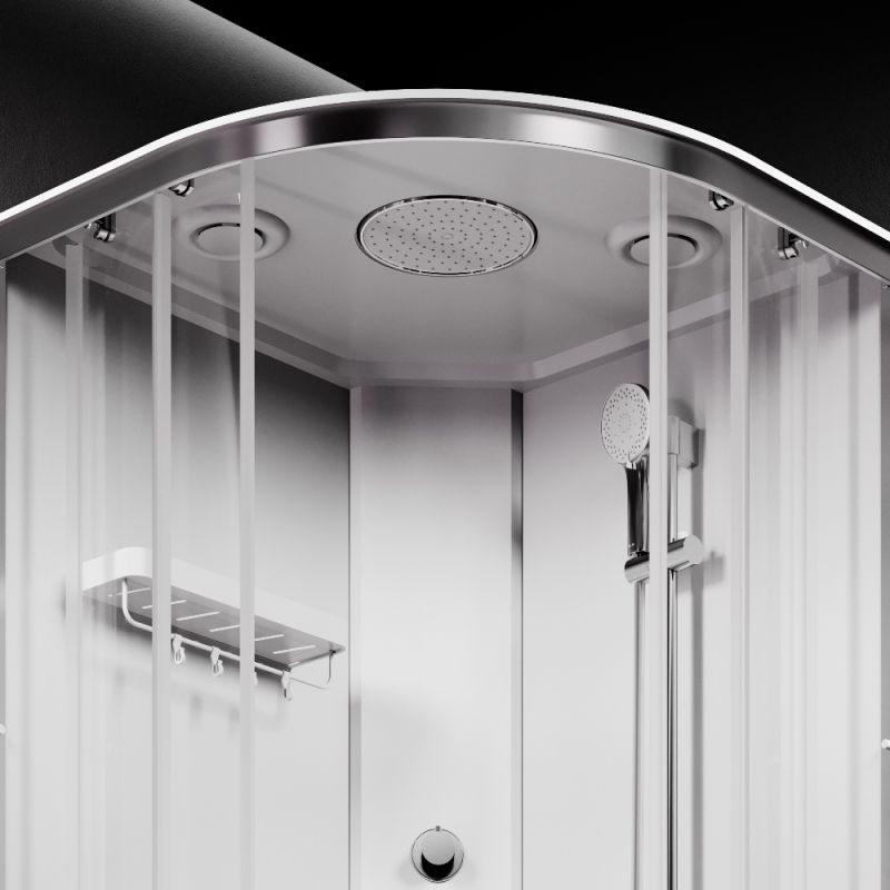 Душевая кабина AM.PM X-Joy Deep W94C-401A-090MT 90х90 см, высокий поддон, матовый хром