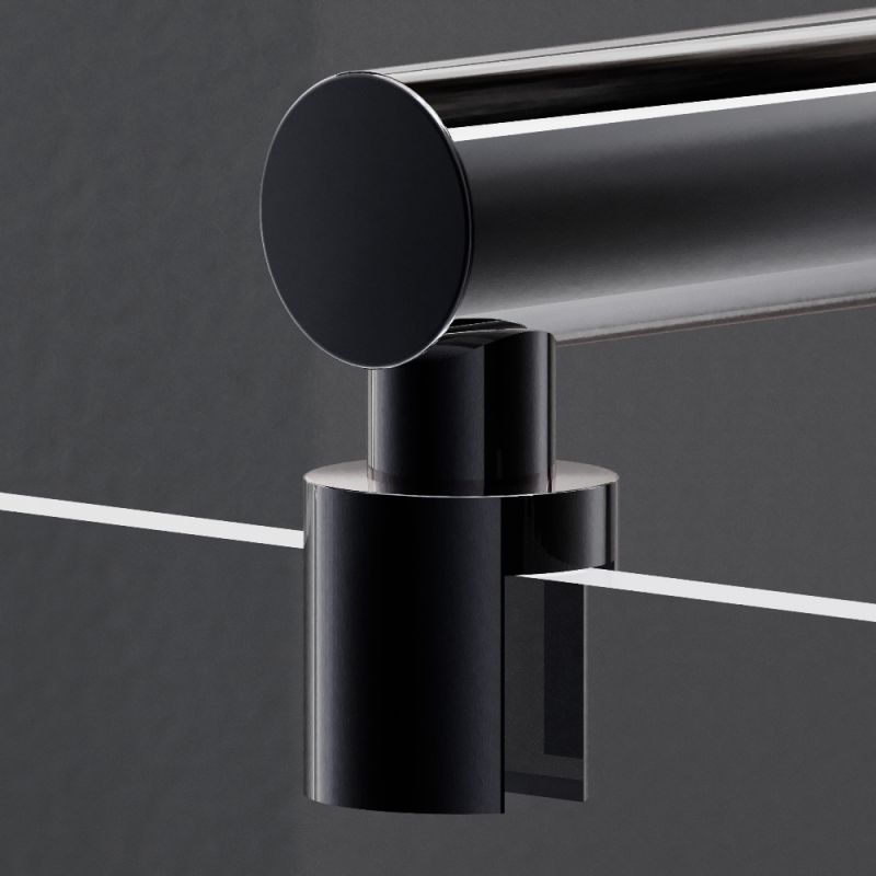 Душевая перегородка AM.PM X-Joy 100 W94WI-100-F1-MTE профиль Хром матовый стекло прозрачное