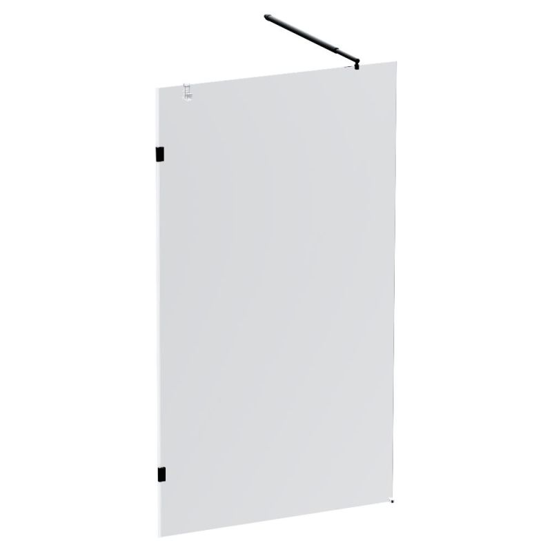 Душевая перегородка AM.PM X-Joy 110 W94WI-110-F1-BTE профиль Черный стекло прозрачное