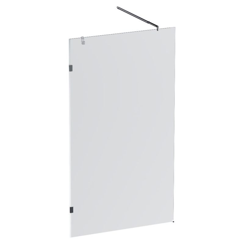 Душевая перегородка AM.PM X-Joy 110 W94WI-110-F1-MTE профиль Хром матовый стекло прозрачное