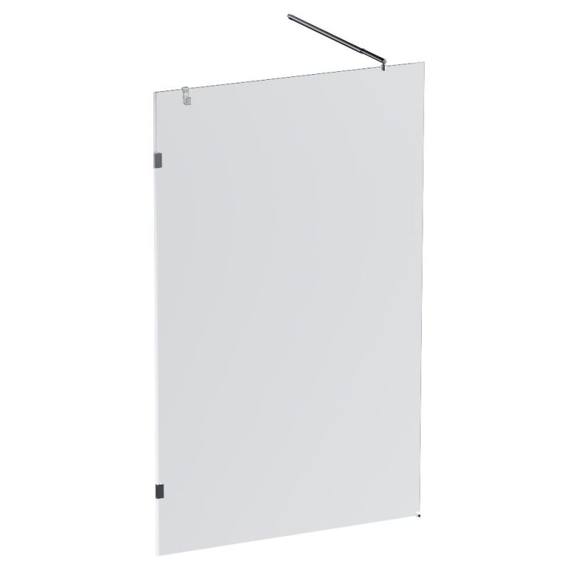 Душевая перегородка AM.PM X-Joy 120 W94WI-120-F1-MTE профиль Хром матовый стекло прозрачное