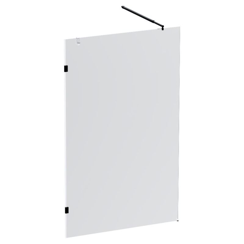 Душевая перегородка AM.PM X-Joy 120 W94WI-120-F1-BTE профиль Черный стекло прозрачное