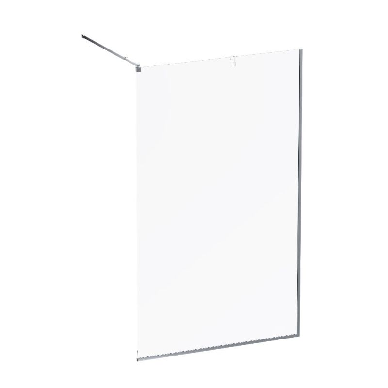 Душевая перегородка AM.PM Func 120 W84WI-120-F1-MTE профиль Хром матовый стекло прозрачное