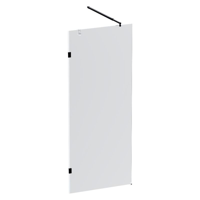 Душевая перегородка AM.PM X-Joy 80 W94WI-80-F1-BTE профиль Черный стекло прозрачное