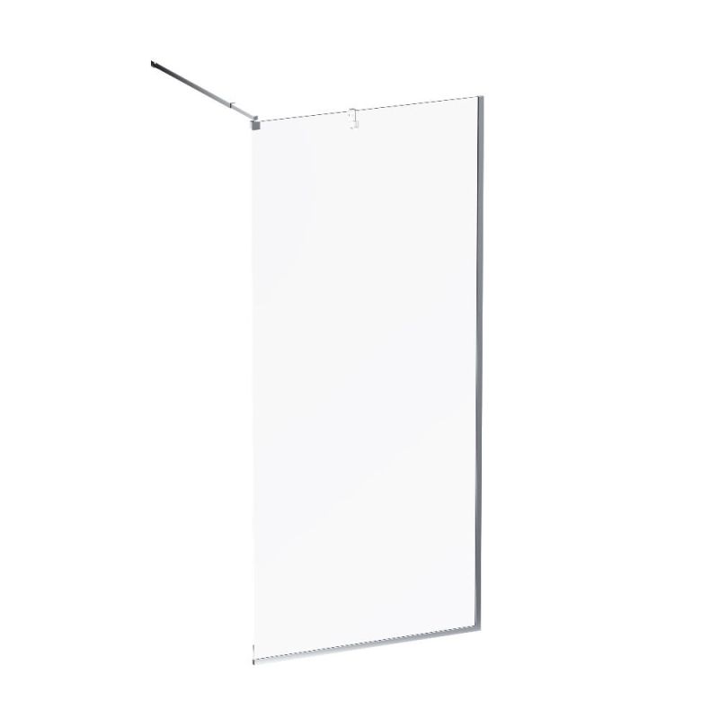 Душевая перегородка AM.PM Func 90 W84WI-90-F1-MTE профиль Хром матовый стекло прозрачное