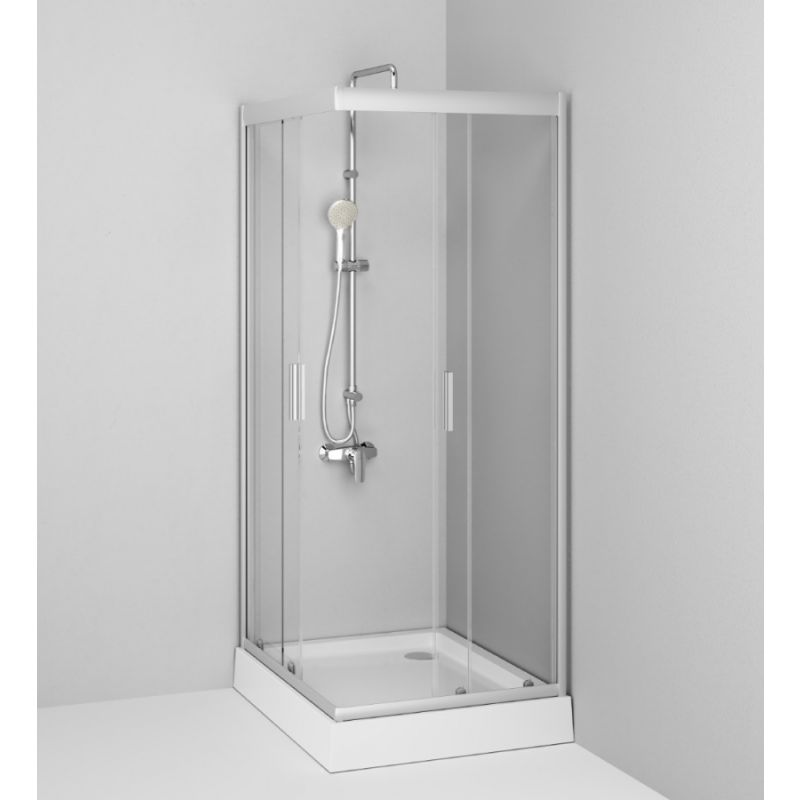 Душевой уголок AM.PM Gem 100х80 W90G-404-100280-MT профиль Хром матовый стекло прозрачное