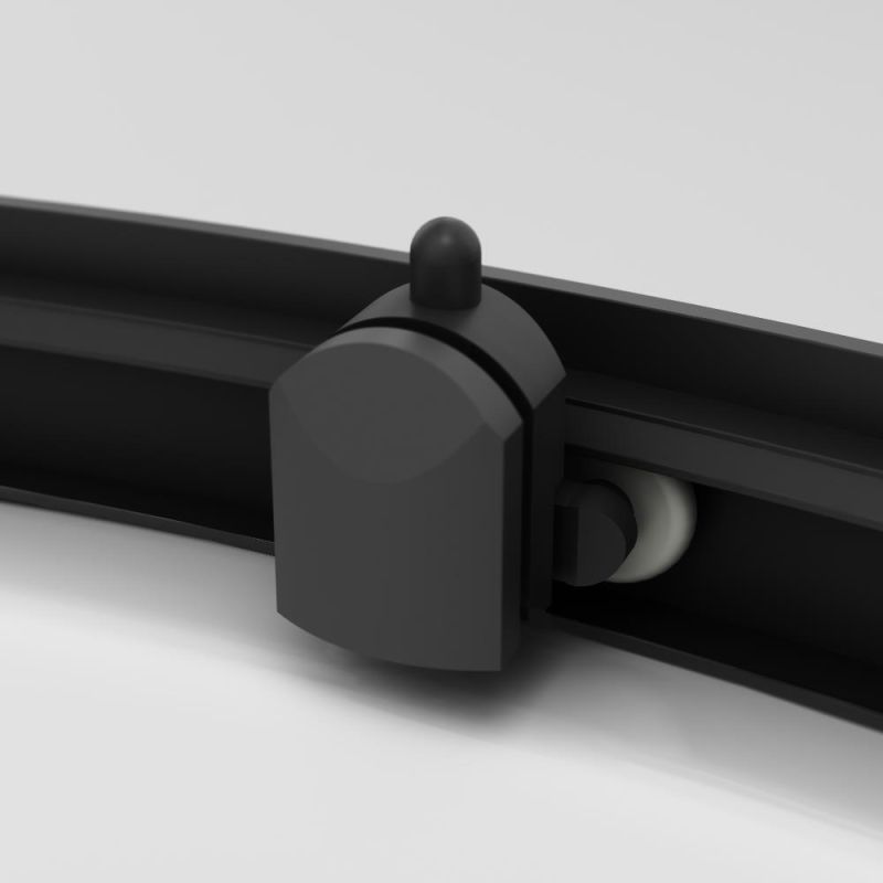 Душевой уголок AM.PM Gem 100х100 W90G-401-100BT профиль Черный матовый стекло прозрачное