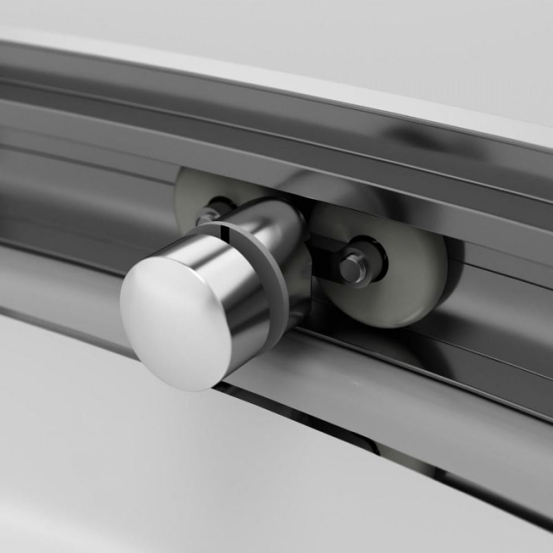Душевой уголок AM.PM Like Solo Slide 120х80 W83G-302U120CG64 профиль Хром матовый стекло тонированное