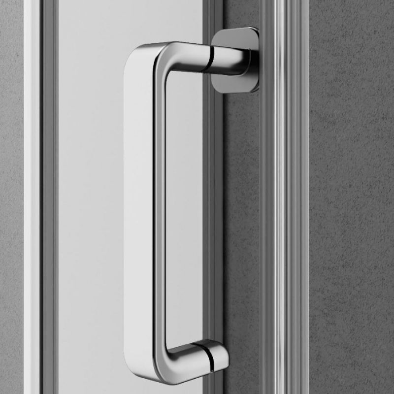 Душевой уголок AM.PM Like Solo Slide 120х80 W83G-302U120CG64 профиль Хром матовый стекло тонированное