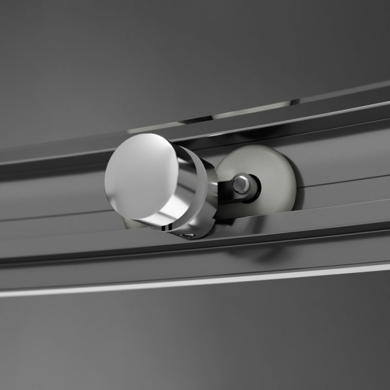 Душевой уголок AM.PM Like Solo Slide 120х80 W83G-302U120CT профиль Хром глянцевый стекло прозрачное