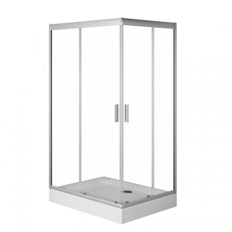 Душевой уголок AM.PM Gem 120x90 W90G-404-120290-MT профиль Хром матовый стекло прозрачное