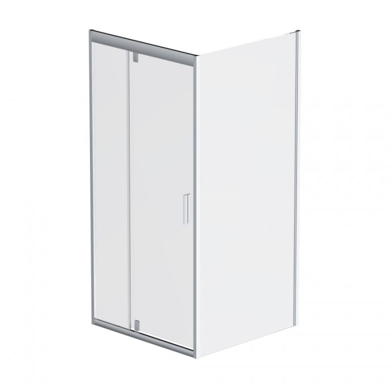 Душевой уголок AM.PM Gem 90х90 W90G-404-090MT профиль Серебро матовое стекло прозрачное