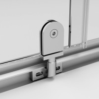 Душевой уголок AM.PM Gem 90x90 W90G-405-090MT профиль Хром матовый стекло прозрачное