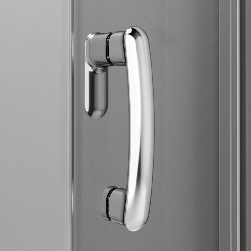 Душевой уголок AM.PM Like Round 95х95 W83G-333-095CG профиль Хром глянцевый стекло тонированное