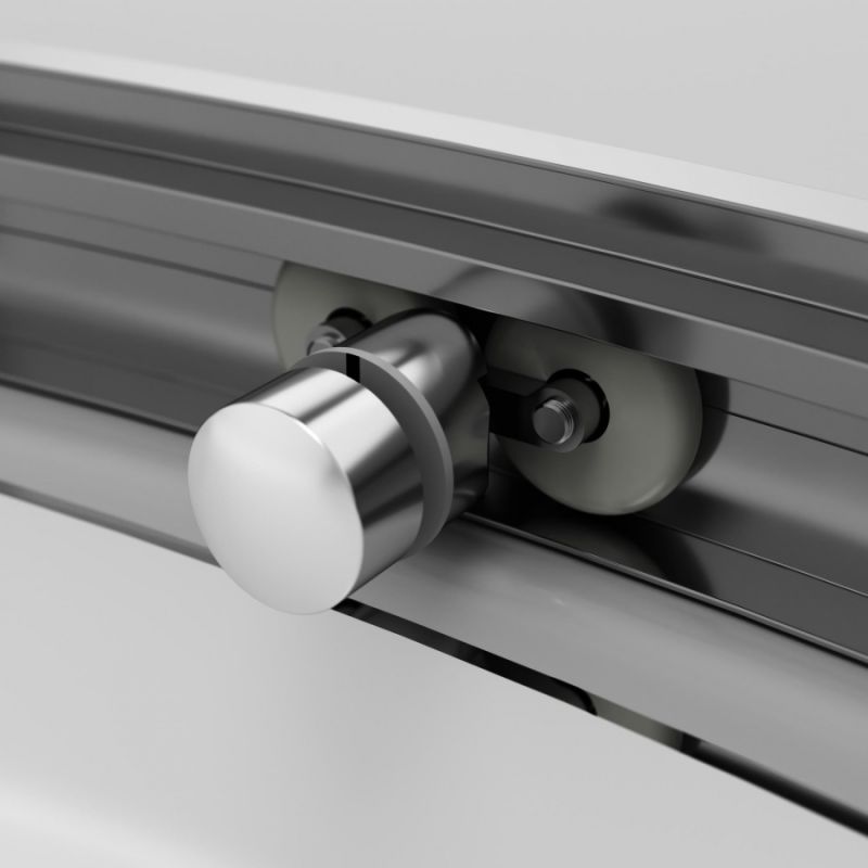 Душевой уголок AM.PM Like Round 95х95 W83G-333-095CG профиль Хром глянцевый стекло тонированное