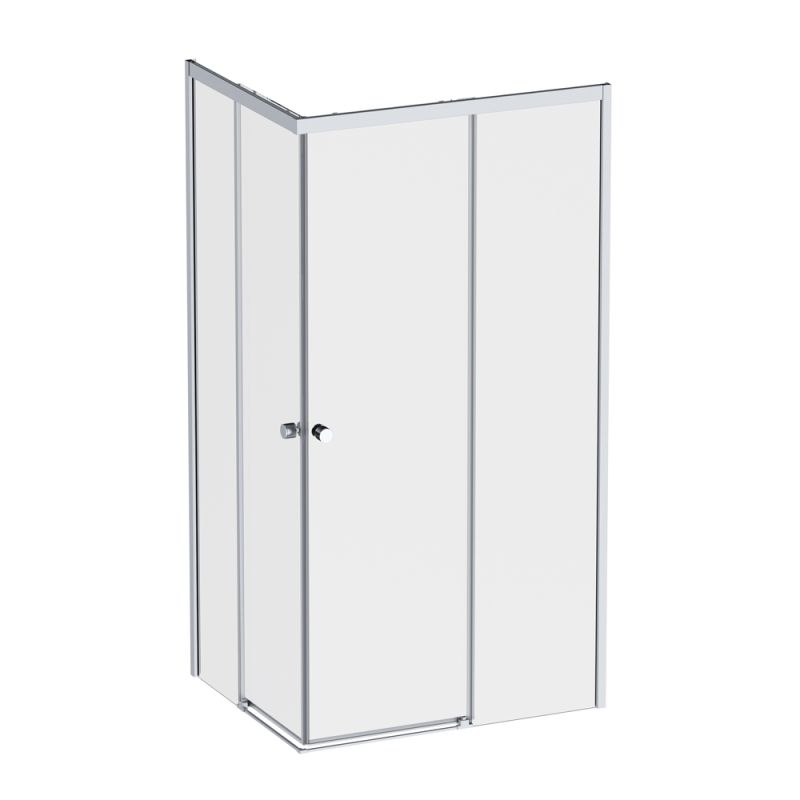 Душевой уголок AM.PM X-Joy 100х80 W94G-403-10080-MТ профиль Хром матовый стекло прозрачное