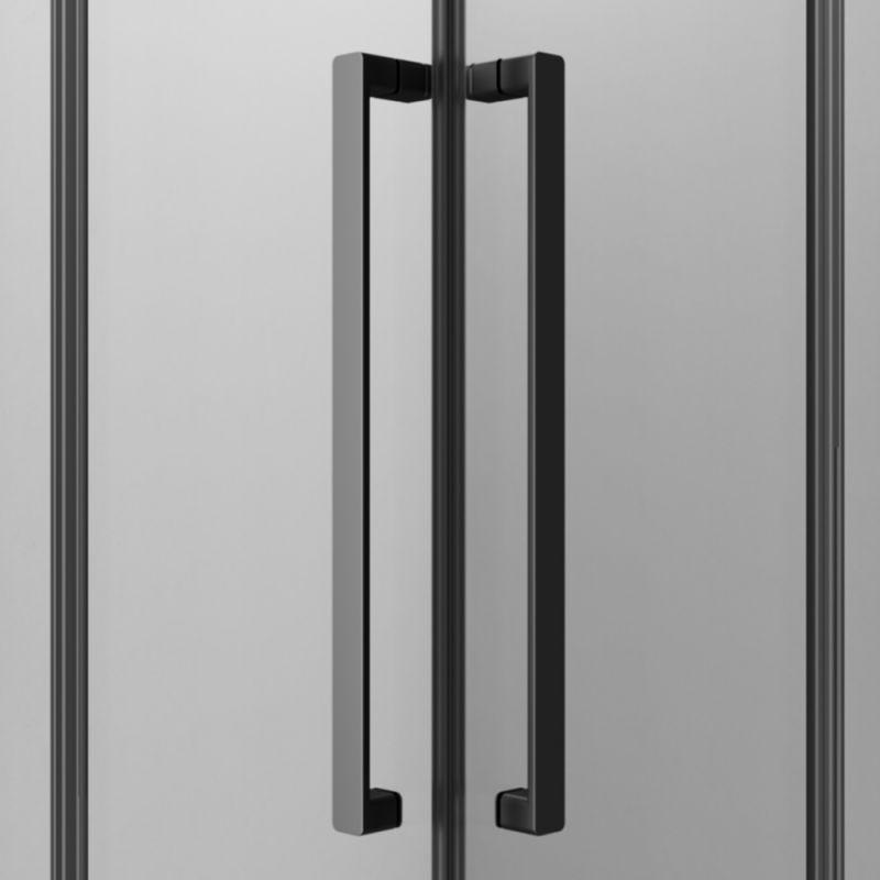 Душевой уголок AM.PM Func 120x90 W84G-403-12090-BТ профиль Черный матовый стекло прозрачное