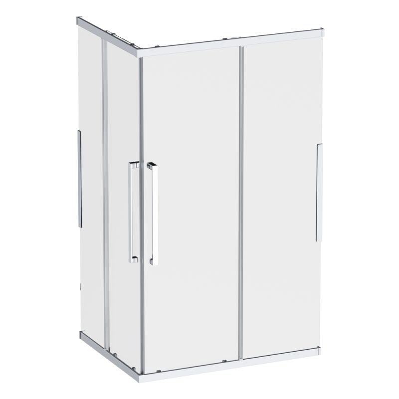 Душевой уголок AM.PM Func 120x90 W84G-403-12090-MТ профиль Хром матовый стекло прозрачное