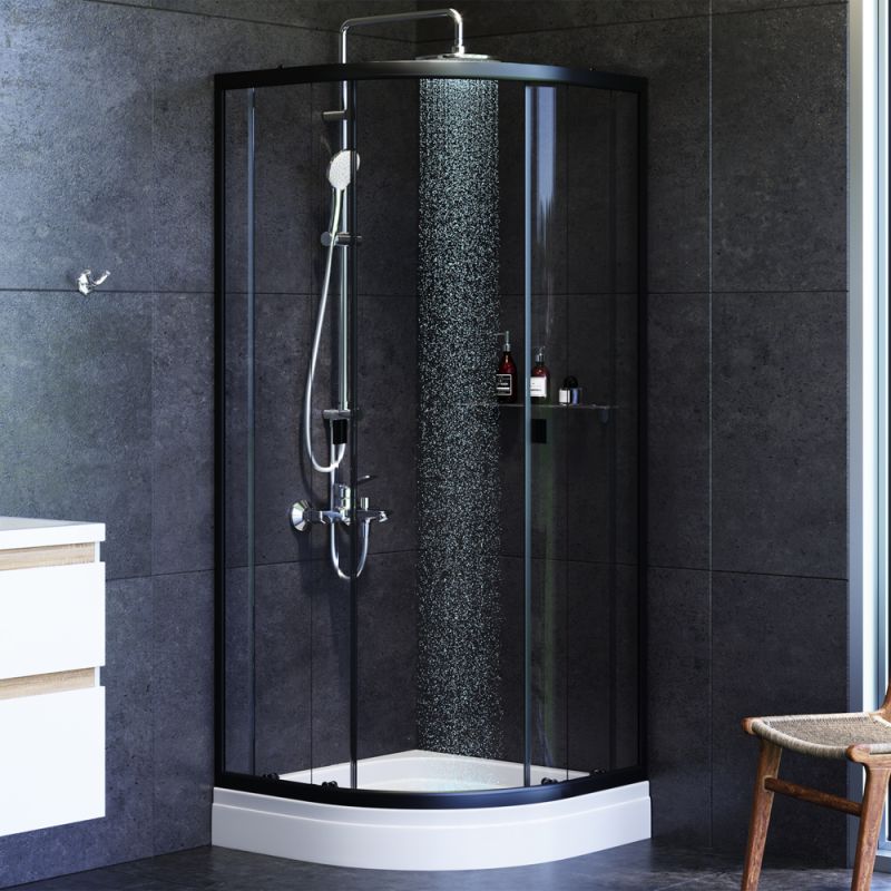 Душевой уголок c поддоном 80x80 AM.PM X-Joy W88E-205-080BT64 прозрачное стекло