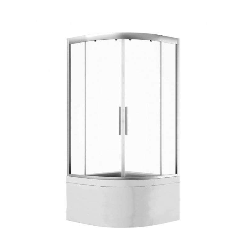 Душевой уголок AM.PM Gem W90G-401A090WT Профиль матовый хром, стекло прозрачно